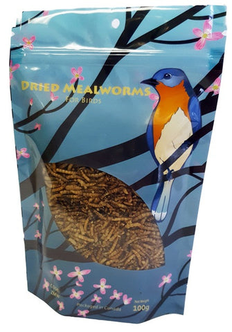 100g Dried Meal Worms