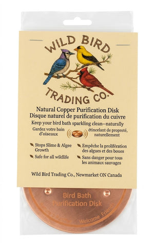Copper Purification Disk for Bird Baths